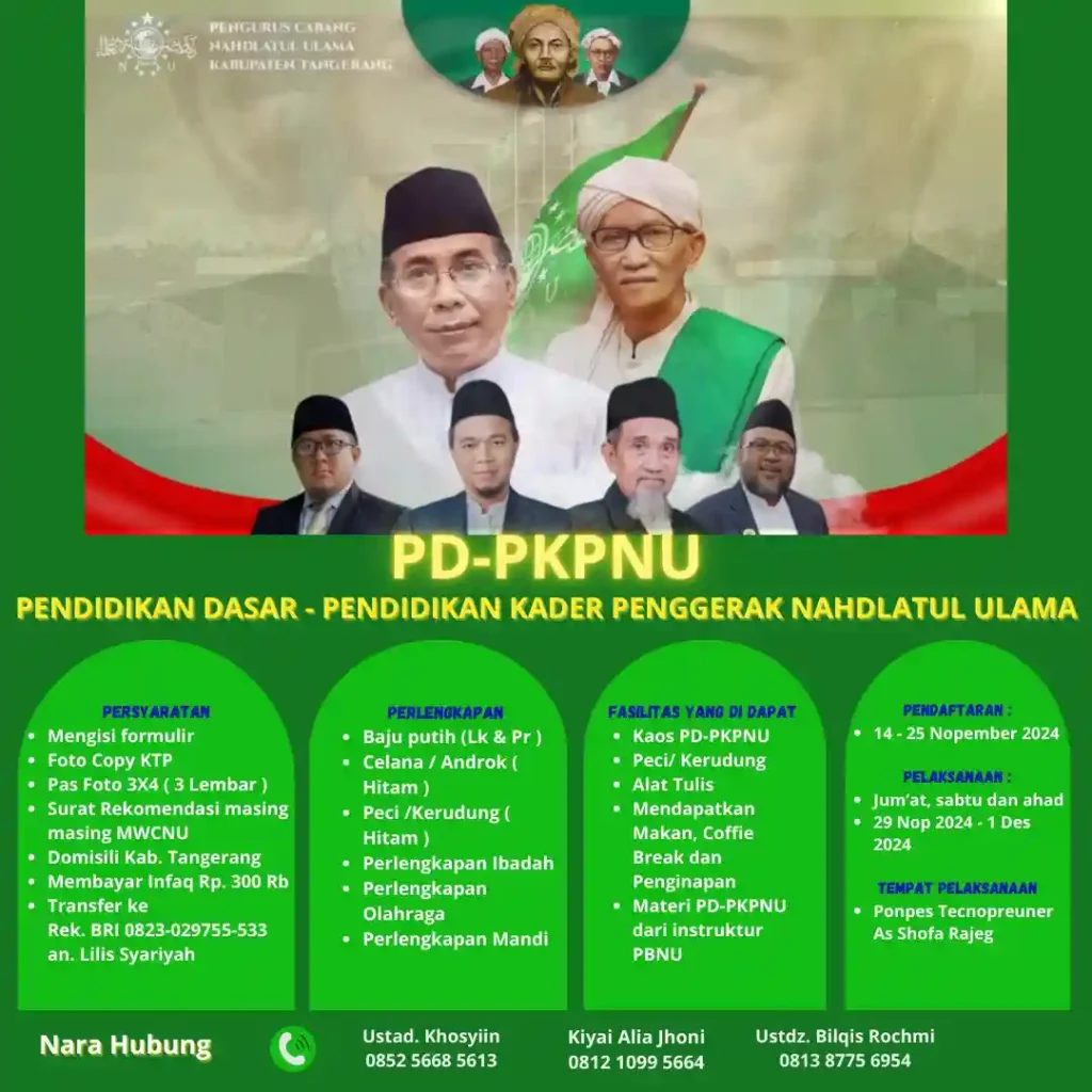 PCNU KAB. TANGERANG GELAR PD-PKPNU